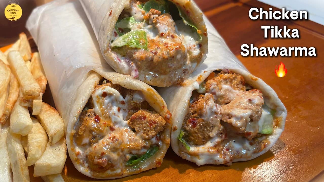 Chicken Tikka Shawarma
