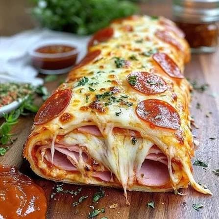 Pizza Paratha Roll